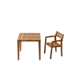 Luxury Outdoor Zania 001 Dining Chair by Roda made of Iroko Wood | Casa Design Group