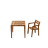 Luxury Outdoor Zania 001 Dining Chair by Roda made of Iroko Wood | Casa Design Group