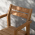 Luxury Outdoor Zania 001 Dining Chair by Roda made of Iroko Wood | Casa Design Group