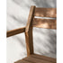 Luxury Outdoor Zania 001 Dining Chair by Roda made of Iroko Wood | Casa Design Group