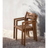 Luxury Outdoor Zania 001 Dining Chair by Roda made of Iroko Wood | Casa Design Group