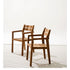 Luxury Outdoor Zania 001 Dining Chair by Roda made of Iroko Wood | Casa Design Group