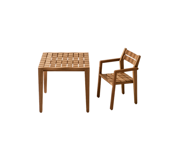 Modern Zania 080 Dining Table by Roda Designed for Outdoor Dining Spaces | Casa Design Group