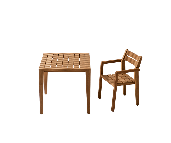 Modern Zania 080 Dining Table by Roda Designed for Outdoor Dining Spaces | Casa Design Group