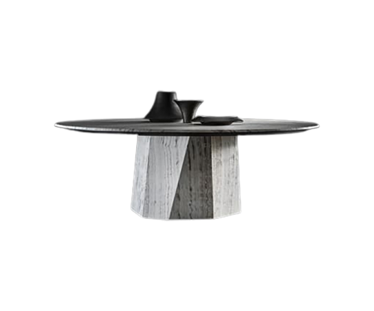 High End Zenith Table Stone by Henge Casa Design Group