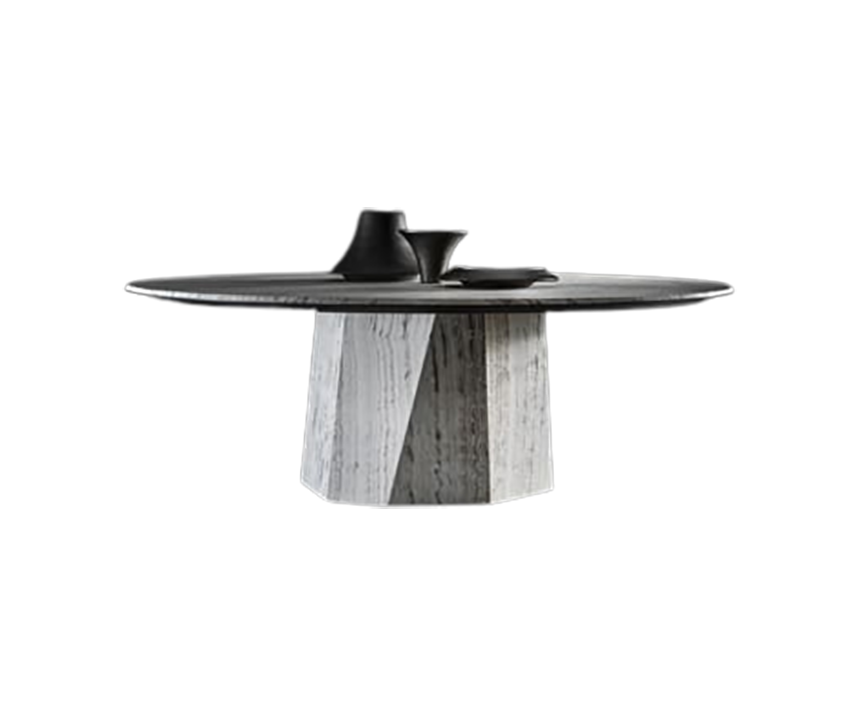 High End Zenith Table Stone by Henge Casa Design Group