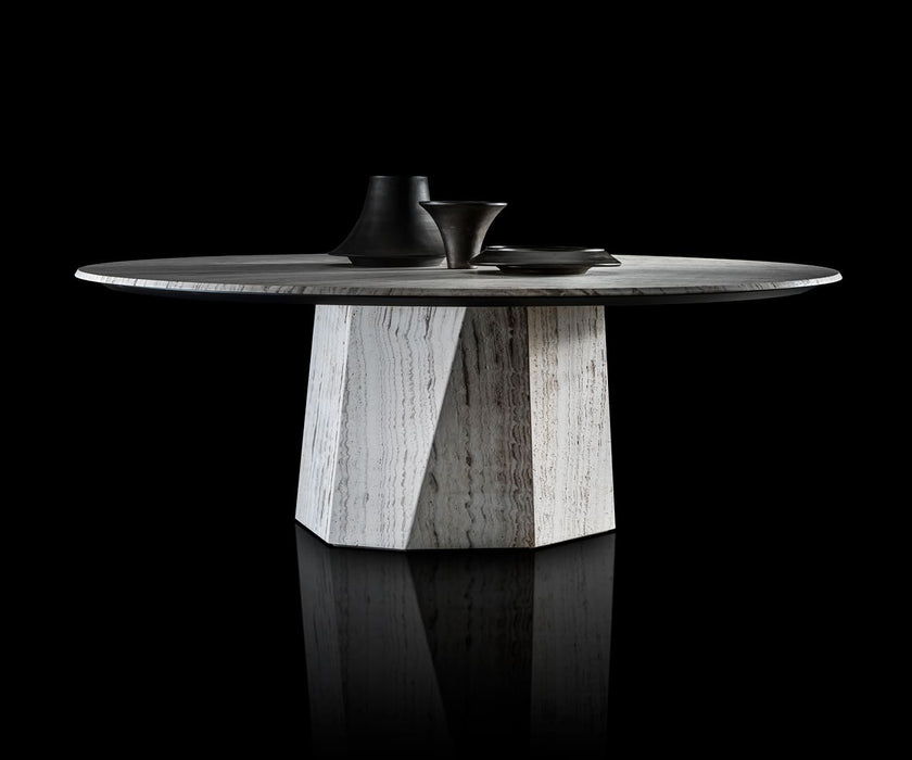 High End Zenith Table Stone by Henge Casa Design Group