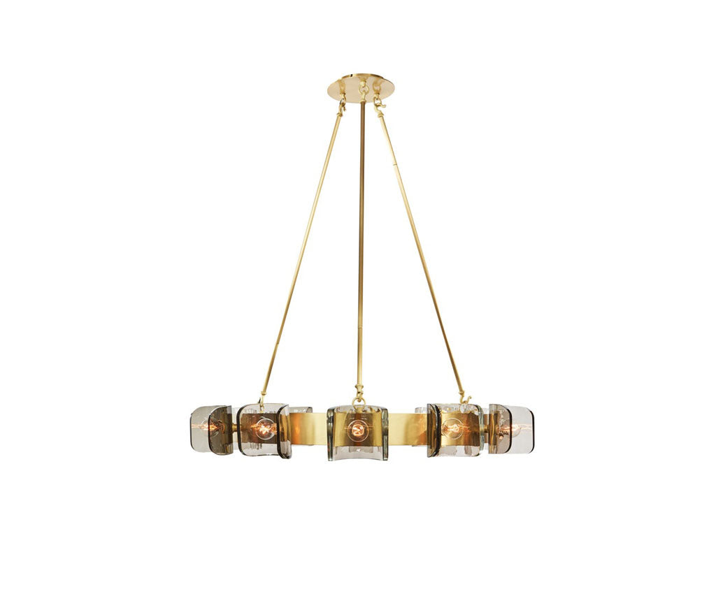 High end Helios Chandelier by Zia Priven Casa Design