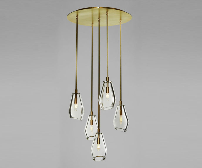 High end Muse Round Chandelier by Zia Priven Casa Design