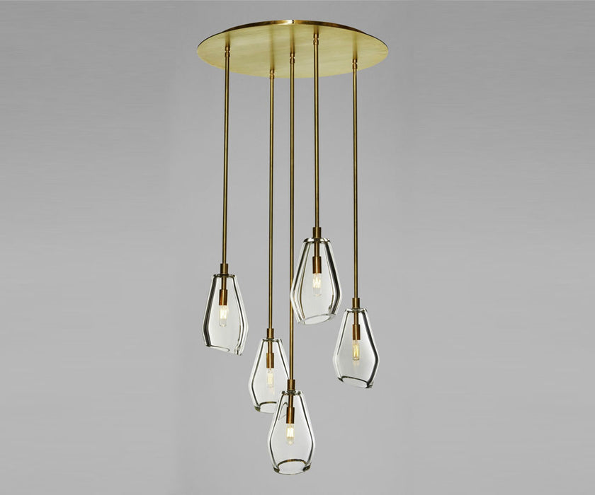 High end Muse Round Chandelier by Zia Priven Casa Design